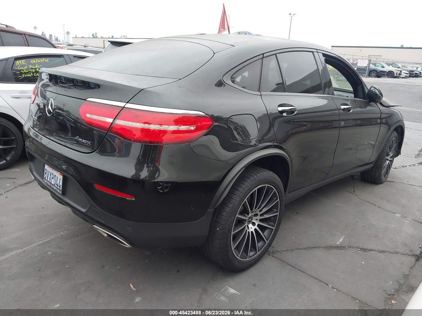 2019 Mercedes-benz Glc coupe VIN WDC0J4KB5KF587387 IAAI salvage auction — LEFT FRONT, Salvage Certificate (California), sold $7,700 on 2026-08-22 (photo 4)