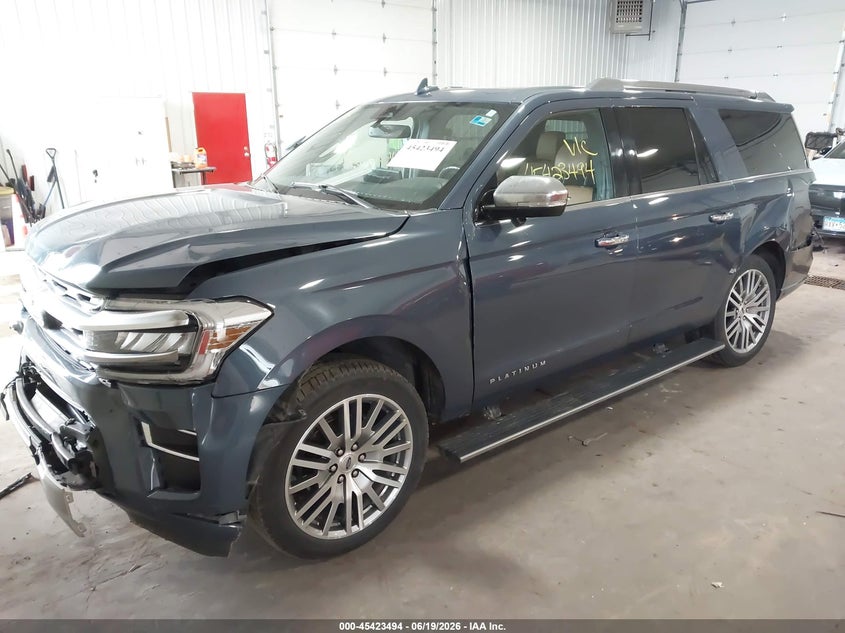 2023 Ford Expedition VIN 1FMJK1M84PEA54656 IAAI salvage auction — FRONT END, Salvage (Minnesota), sold $22,000 on 2026-09-10 (photo 2)