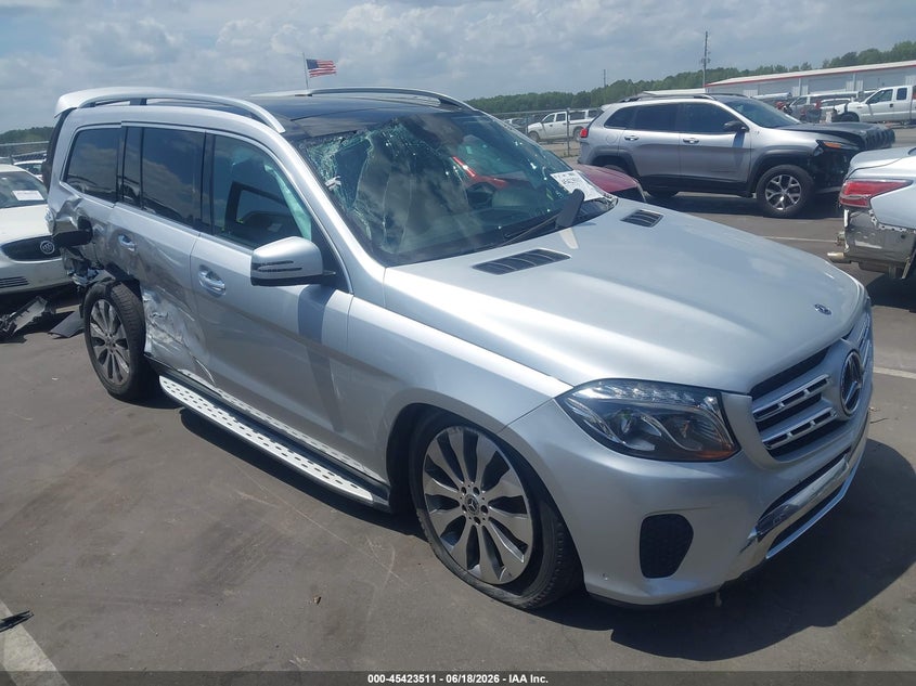 2019 Mercedes-benz Gls-klasse VIN 4JGDF6EE9KB233918 IAAI salvage auction — ROLLOVER, Salvage Title, sold $25 on 2026-07-30 (photo 1)