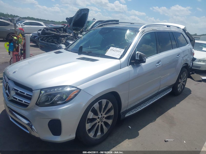 2019 Mercedes-benz Gls-klasse VIN 4JGDF6EE9KB233918 IAAI salvage auction — ROLLOVER, Salvage Title, sold $25 on 2026-07-30 (photo 2)