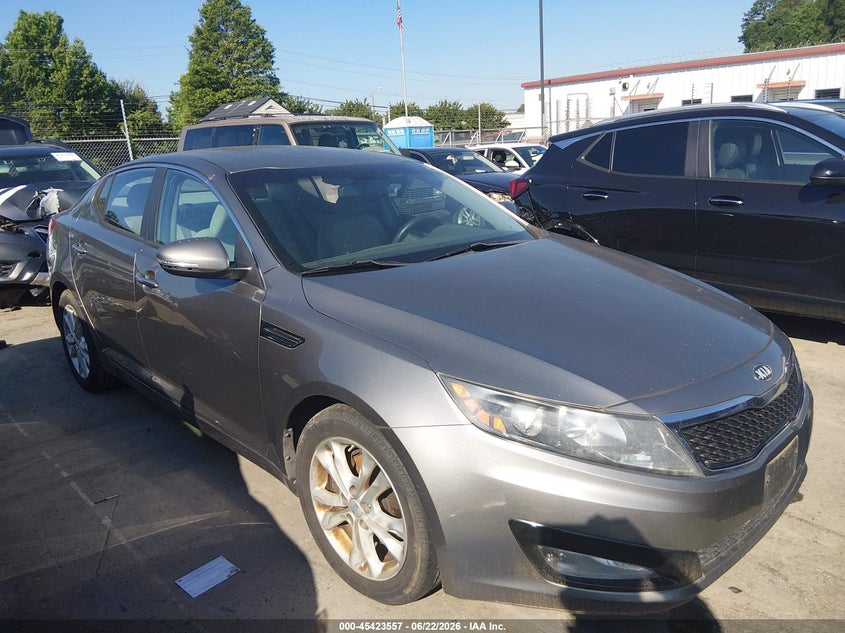 2013 Kia Optima VIN 5XXGM4A74DG123178 IAAI salvage auction — THEFT, Salvage (North Carolina), sold $525 on 2026-07-29 (photo 1)