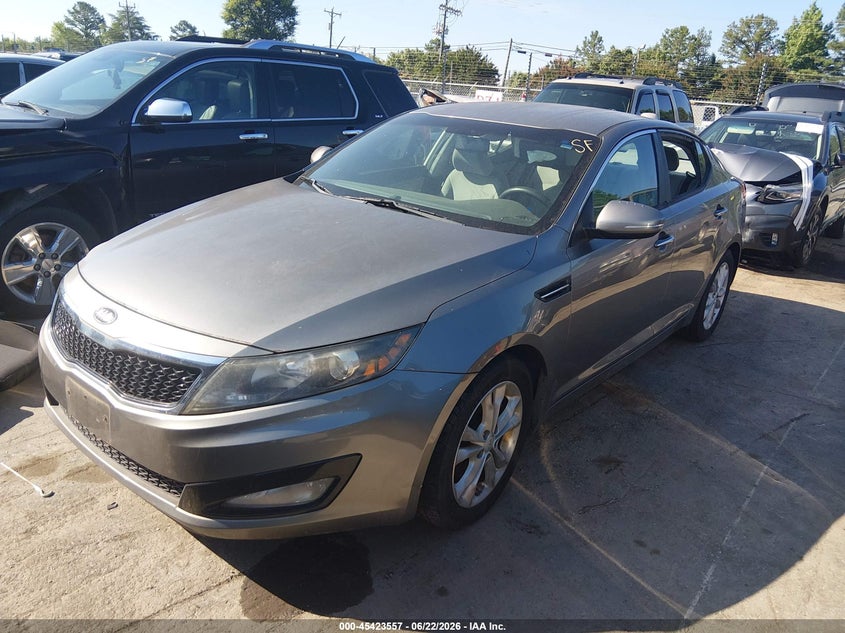 2013 Kia Optima VIN 5XXGM4A74DG123178 IAAI salvage auction — THEFT, Salvage (North Carolina), sold $525 on 2026-07-29 (photo 2)