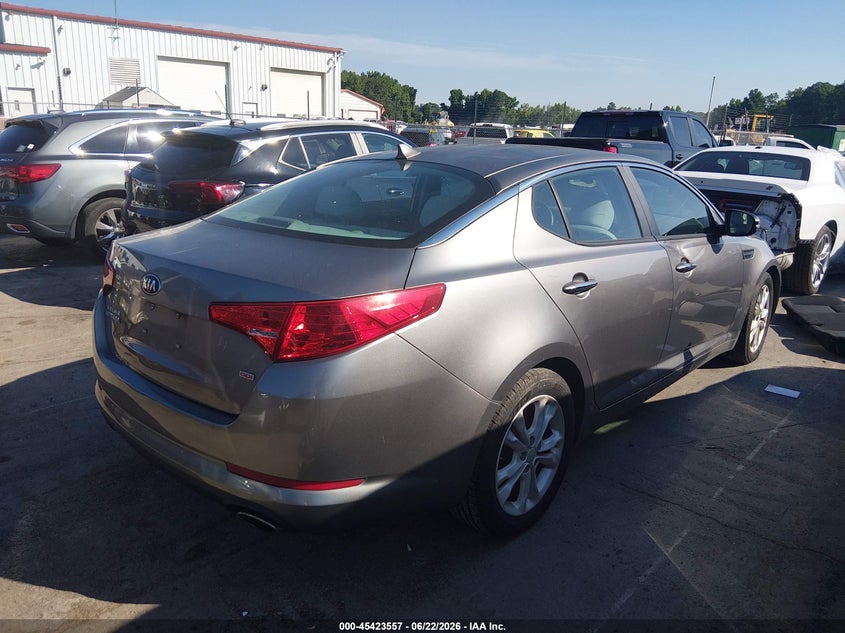 2013 Kia Optima VIN 5XXGM4A74DG123178 IAAI salvage auction — THEFT, Salvage (North Carolina), sold $525 on 2026-07-29 (photo 4)