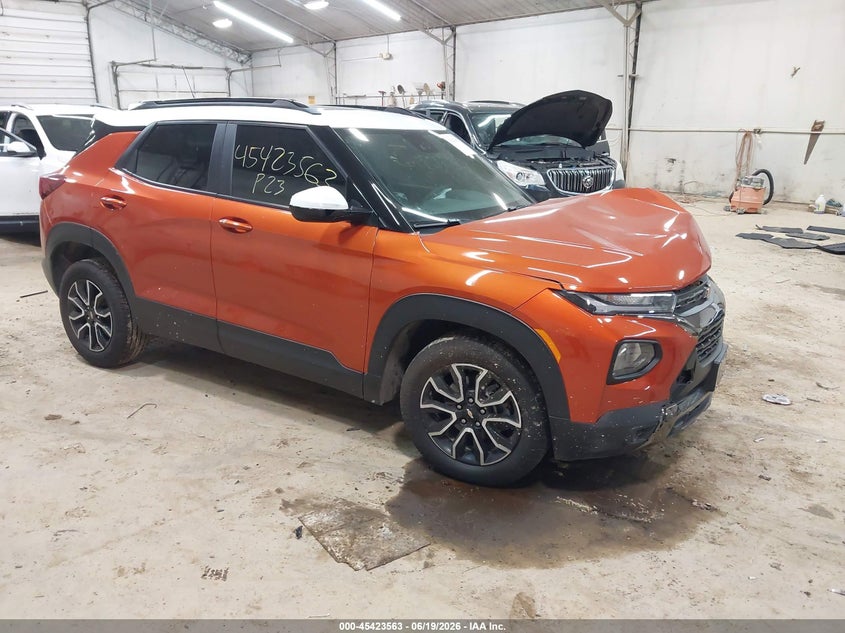 2023 Chevrolet Trailblazer VIN KL79MSSL1PB133537 IAAI salvage auction — LEFT FRONT, Salvage (Pennsylvania), sold $5,500 on 2026-07-24 (photo 1)