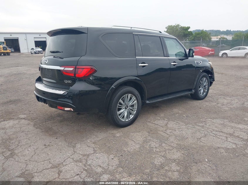 2021 Infiniti Qx80 VIN JN8AZ2AE9M9269443 IAAI salvage auction — FRONT END, Wait Title, sold $8,500 on 2026-08-26 (photo 4)