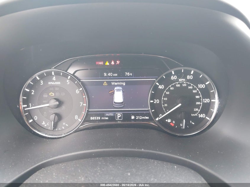 2021 Infiniti Qx80 VIN JN8AZ2AE9M9269443 IAAI salvage auction — FRONT END, Wait Title, sold $8,500 on 2026-08-26 (photo 7)