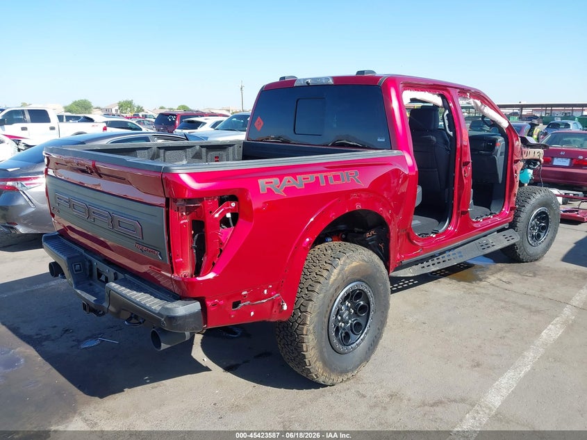 2026 Ford F-150 VIN 1FTFW1RG0TFA22967 IAAI salvage auction — FRONT END, Salvage (Arizona), sold $30,250 on 2026-07-21 (photo 4)