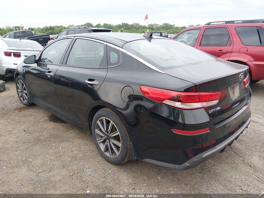 2019 Kia Optima VIN 5XXGT4L3XKG329597 IAAI salvage auction — FRONT END, Salvage (Ohio), sold $975 on 2026-07-15 (photo 3)