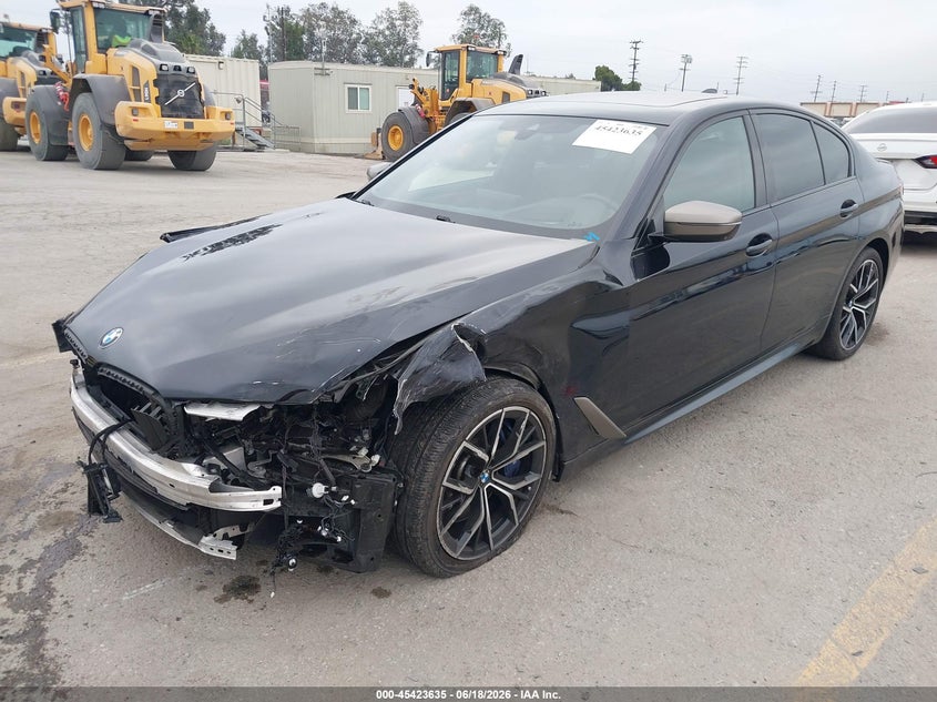 2022 BMW 5er VIN WBA13BK03NCL06813 IAAI salvage auction — FRONT END, Salvage (California), sold $16,650 on 2026-07-20 (photo 2)