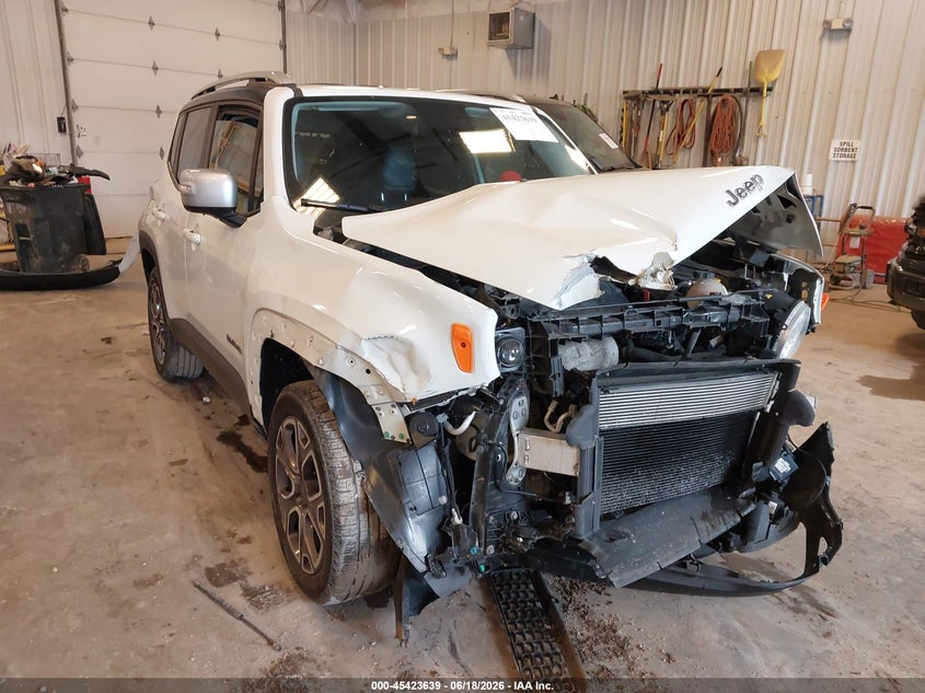 2017 Jeep Renegade VIN ZACCJBDB3HPF54933 IAAI salvage auction — FRONT END, Salvage Title, sold $700 on 2026-08-11 (photo 6)