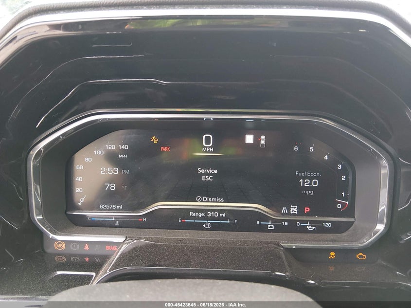 2022 Gmc SIERRA VIN 3GTUUDED7NG662816 IAAI salvage auction — FRONT END, Salvage Title, sold $16,600 on 2026-07-22 (photo 7)