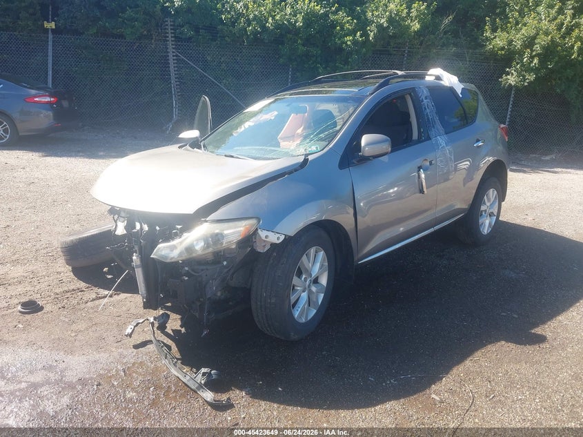2011 Nissan Murano VIN JN8AZ1MW6BW187117 IAAI salvage auction — RIGHT FRONT, Salvage (Pennsylvania), sold $25 on 2026-07-10 (photo 2)