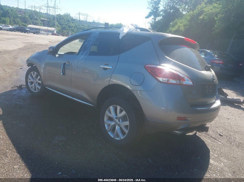 2011 Nissan Murano VIN JN8AZ1MW6BW187117 IAAI salvage auction — RIGHT FRONT, Salvage (Pennsylvania), sold $25 on 2026-07-10 (photo 3)