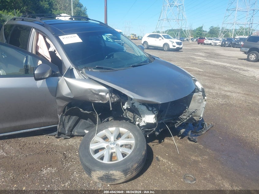 2011 Nissan Murano VIN JN8AZ1MW6BW187117 IAAI salvage auction — RIGHT FRONT, Salvage (Pennsylvania), sold $25 on 2026-07-10 (photo 6)