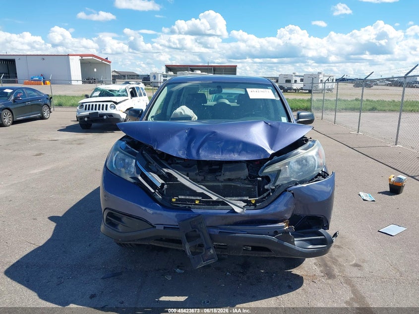 2013 Honda Cr-v VIN 2HKRM4H39DH651394 IAAI salvage auction — FRONT END, Salvage Title, sold $1,750 on 2026-08-24 (photo 6)
