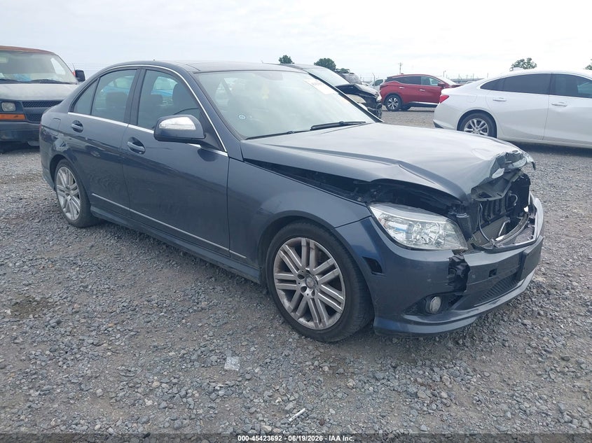 2008 Mercedes-benz C class VIN WDDGF81X48F054813 IAAI salvage auction — FRONT END, Salvage (Arkansas), sold $1,000 on 2026-07-29 (photo 1)