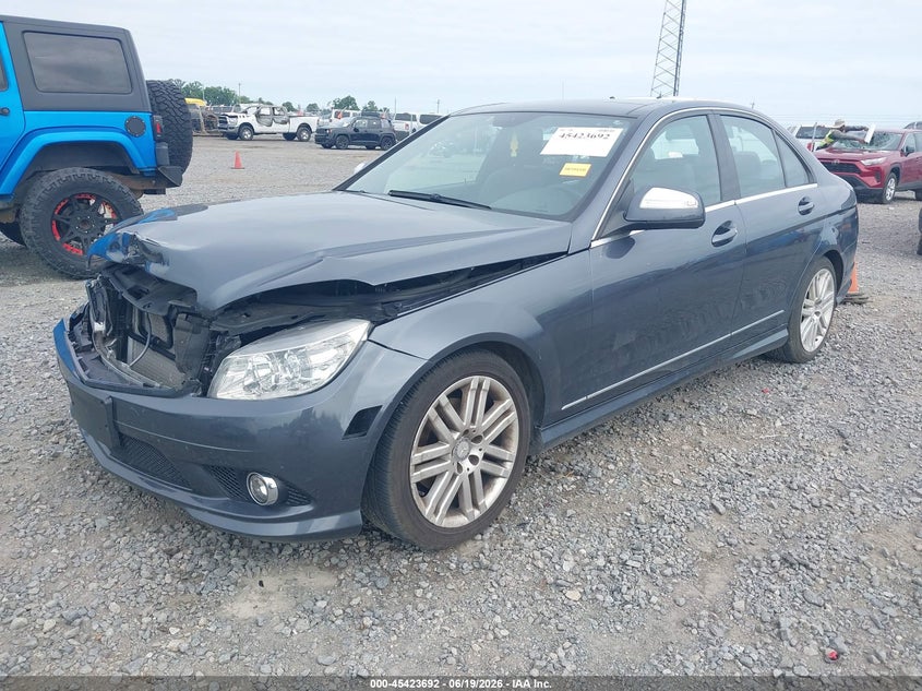 2008 Mercedes-benz C class VIN WDDGF81X48F054813 IAAI salvage auction — FRONT END, Salvage (Arkansas), sold $1,000 on 2026-07-29 (photo 2)