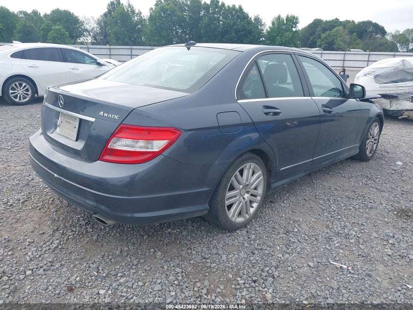 2008 Mercedes-benz C class VIN WDDGF81X48F054813 IAAI salvage auction — FRONT END, Salvage (Arkansas), sold $1,000 on 2026-07-29 (photo 4)