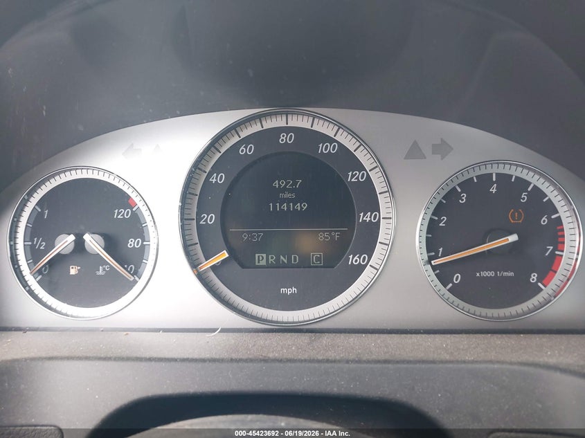 2008 Mercedes-benz C class VIN WDDGF81X48F054813 IAAI salvage auction — FRONT END, Salvage (Arkansas), sold $1,000 on 2026-07-29 (photo 7)