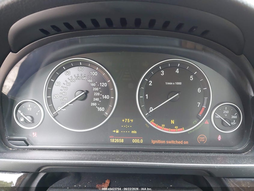 2011 BMW 5 series VIN WBAFU7C53BC869592 IAAI salvage auction — TRANSMISSION, Salvage (Georgia), sold $800 on 2026-07-17 (photo 7)
