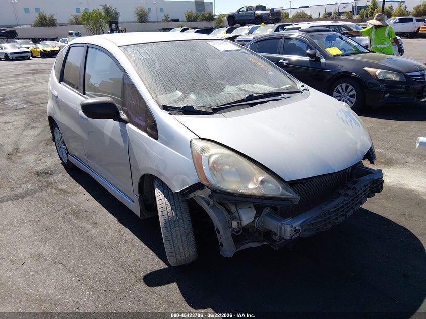 2011 Honda Fit VIN JHMGE8H59BC017720 IAAI salvage auction — LEFT FRONT, Salvage Certificate (California), sold $650 on 2026-07-10 (photo 1)