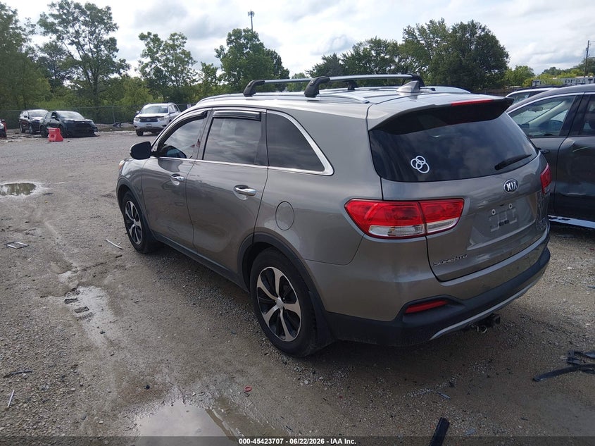 2017 Kia Sorento VIN 5XYPH4A59HG318150 IAAI salvage auction — NORMAL WEAR, Clear (Indiana), sold $2,100 on 2026-07-21 (photo 3)