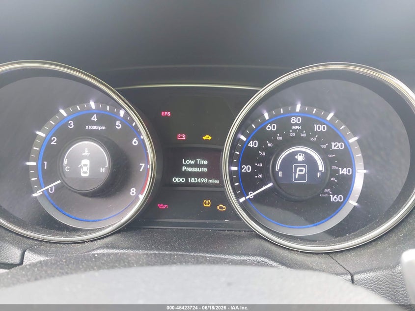 2013 Hyundai Sonata VIN 5NPEC4AB9DH642407 IAAI salvage auction — NORMAL WEAR, Clear (North Carolina), sold $325 on 2026-07-30 (photo 7)