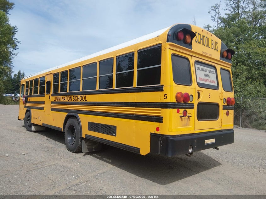 2015 Blue bird School bus / transit bus VIN 1BABJCPA6FF312393 IAAI salvage auction — NORMAL WEAR, Sf97 (Washington), sold $7,100 on 2026-07-29 (photo 3)