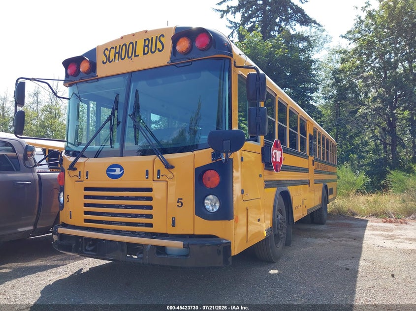 2015 Blue bird School bus / transit bus VIN 1BABJCPA6FF312393 IAAI salvage auction — NORMAL WEAR, Sf97 (Washington), sold $7,100 on 2026-07-29 (photo 2)