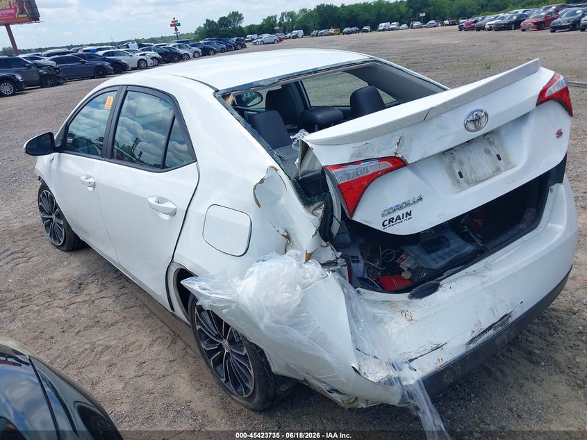2014 Toyota Corolla VIN 5YFBURHE2EP116220 IAAI salvage auction — WATER/FLOOD, Clear (Arkansas), sold $1,475 on 2026-07-20 (photo 3)