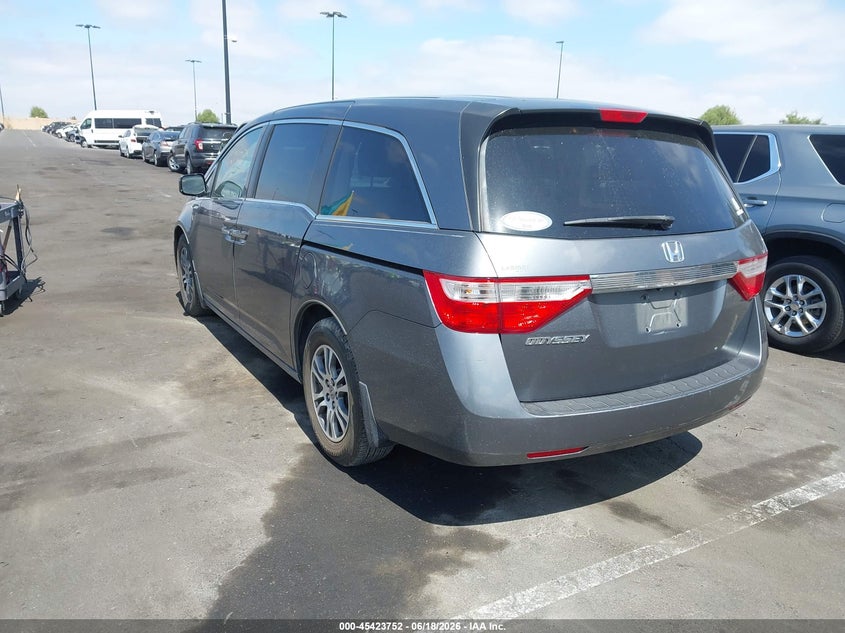 2013 Honda Odyssey VIN 5FNRL5H47DB067933 IAAI salvage auction — FRONT END, Salvage Title, sold $1,400 on 2026-07-26 (photo 3)