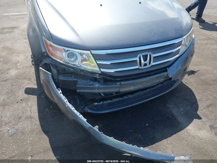 2013 Honda Odyssey VIN 5FNRL5H47DB067933 IAAI salvage auction — FRONT END, Salvage Title, sold $1,400 on 2026-07-26 (photo 6)