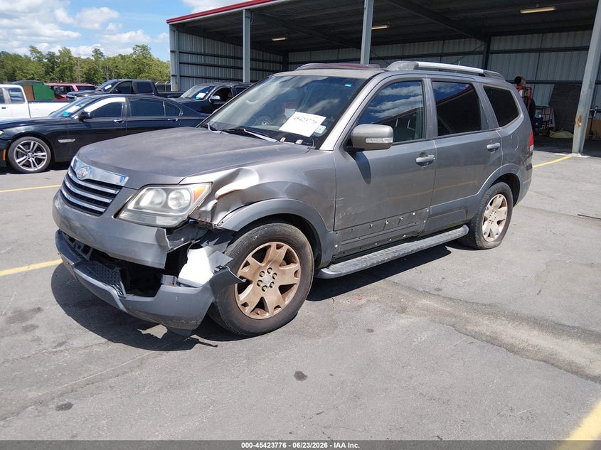 2009 Kia Borrego VIN KNDJJ741095015921 IAAI salvage auction — NORMAL WEAR, Repossession Paperwork (Georgia), sold $300 on 2026-07-22 (photo 2)