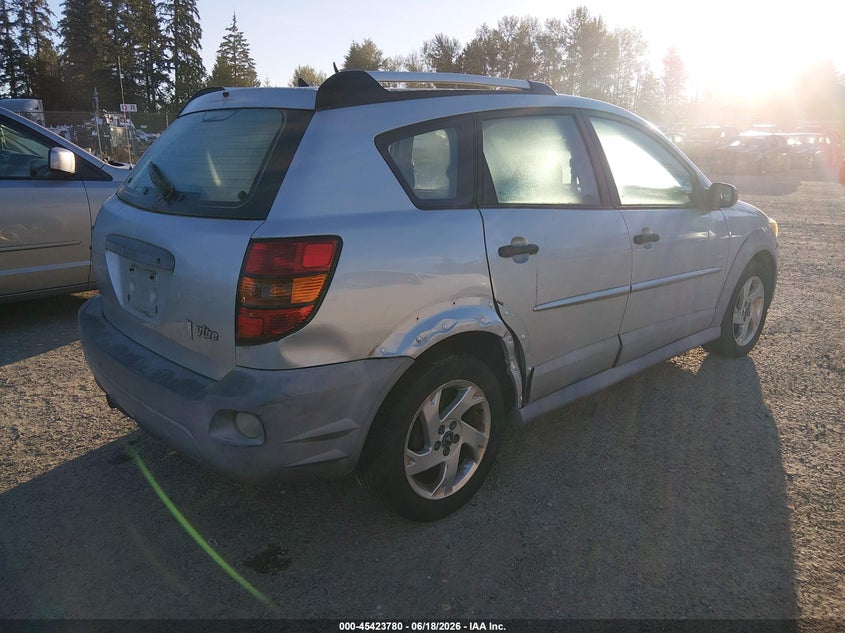 2008 Pontiac Vibe VIN 5Y2SL65808Z410127 IAAI salvage auction — NORMAL WEAR, Clear (Washington), sold $475 on 2026-07-22 (photo 4)