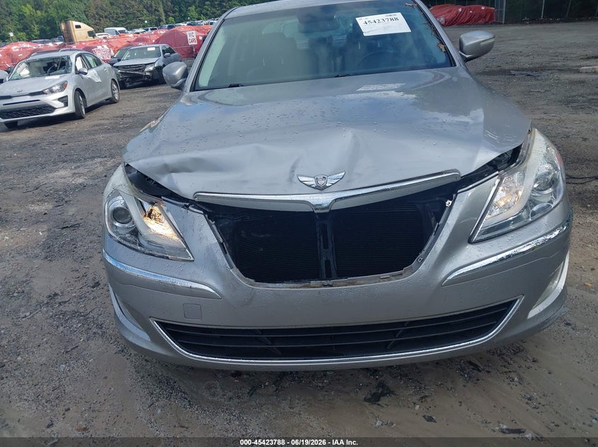 2013 Hyundai Genesis VIN KMHGC4DD3DU213125 IAAI salvage auction — FRONT END, Salvage (Georgia), sold $1,300 on 2026-07-09 (photo 6)