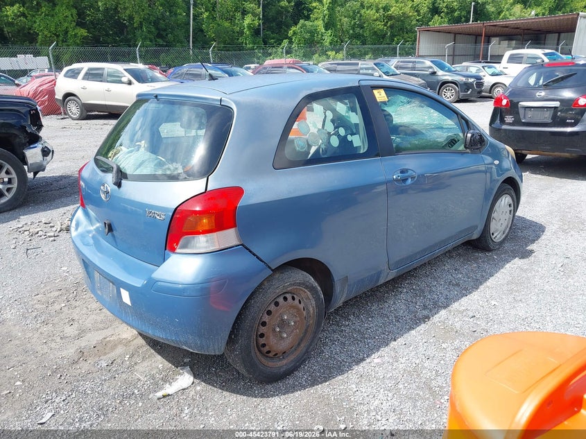 2009 Toyota Yaris VIN JTDJT903795249311 IAAI salvage auction — BIOHAZARD/CHEMICAL, Clear (Virginia), sold $200 on 2026-07-28 (photo 4)