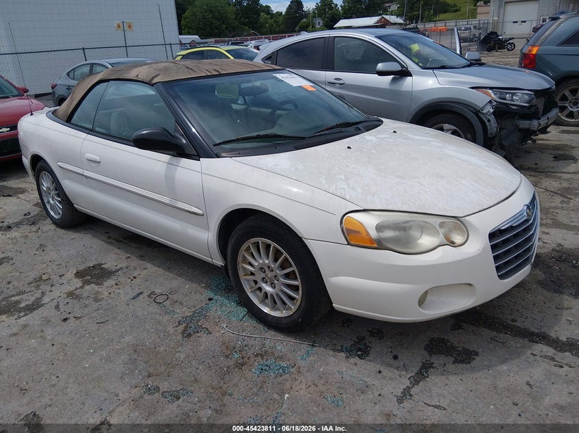 2005 Chrysler Sebring VIN 1C3EL55R35N503294 IAAI salvage auction — NORMAL WEAR, Clear-Dealer Only (West Virginia), sold $175 on 2026-07-09 (photo 1)