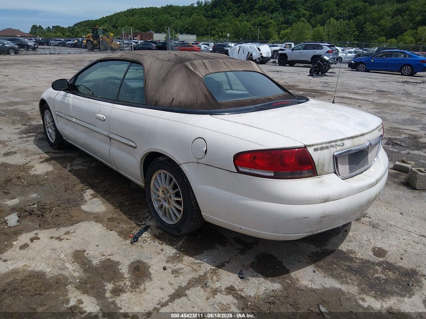 2005 Chrysler Sebring VIN 1C3EL55R35N503294 IAAI salvage auction — NORMAL WEAR, Clear-Dealer Only (West Virginia), sold $175 on 2026-07-09 (photo 3)