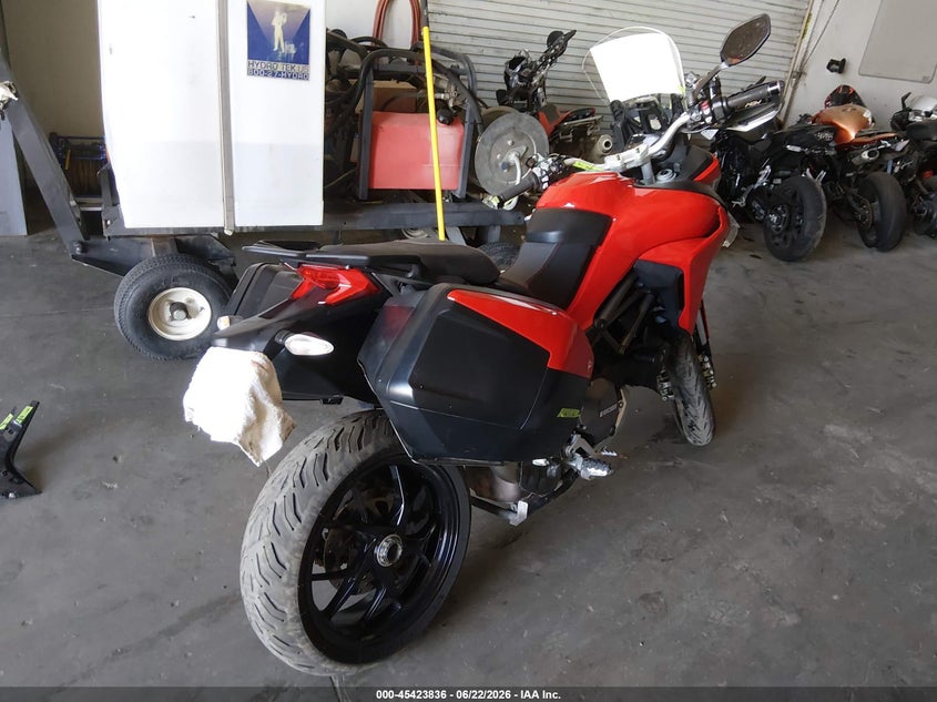 2019 Ducati Multistrada VIN ZDMAAEKW8KB006561 IAAI salvage auction — LEFT SIDE, Salvage (California), sold $5,100 on 2026-07-08 (photo 4)