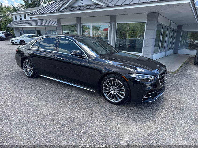 2022 Mercedes-benz S class VIN W1K6G6DB8NA070728 IAAI salvage auction — NORMAL WEAR, Clear (Virginia), sold $42,900 on 2026-07-24 (photo 1)