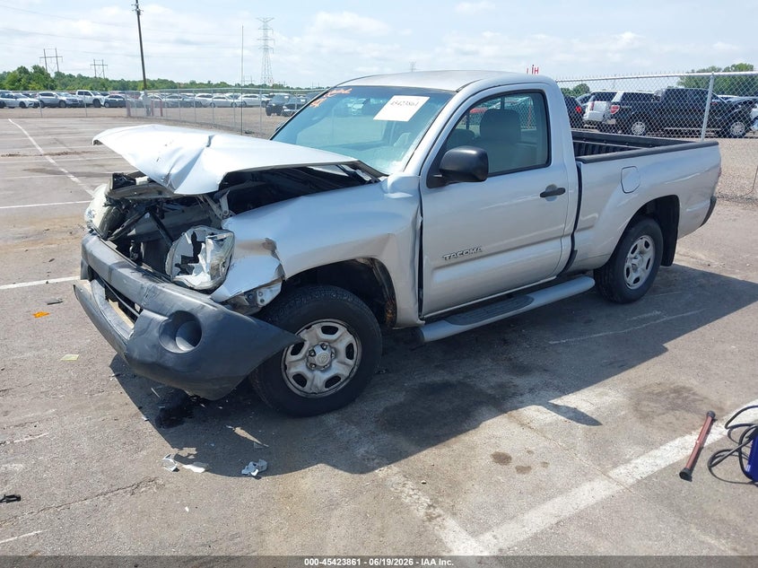 2010 Toyota Tacoma VIN 5TENX4CN4AZ677912 IAAI salvage auction — FRONT END, Salvage (Tennessee), sold $1,750 on 2026-07-18 (photo 2)