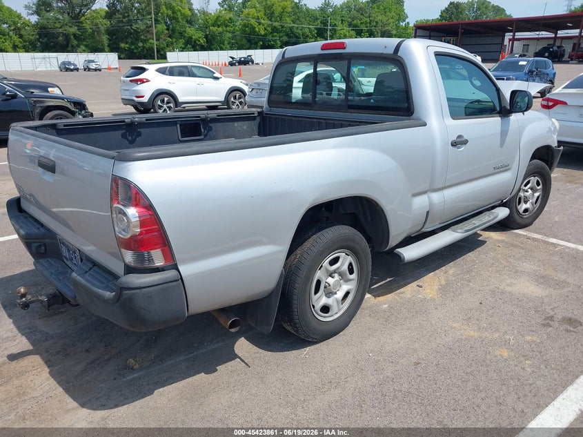 2010 Toyota Tacoma VIN 5TENX4CN4AZ677912 IAAI salvage auction — FRONT END, Salvage (Tennessee), sold $1,750 on 2026-07-18 (photo 4)