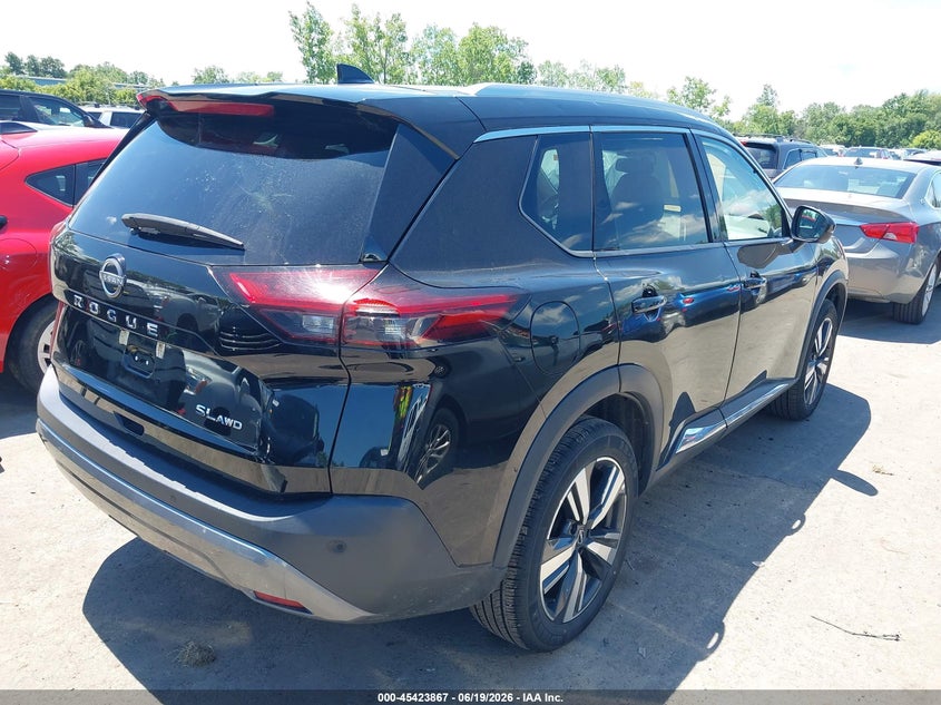 2023 Nissan Rogue VIN 5N1BT3CB9PC799148 IAAI salvage auction — HAIL, Salvage Title, sold $9,975 on 2026-07-28 (photo 4)