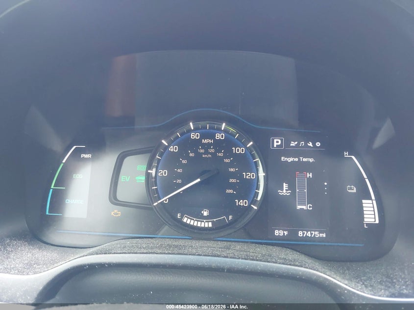 2019 Hyundai Ioniq VIN KMHC65LC0KU125473 IAAI salvage auction — FRONT END, Salvage (Georgia), sold $1,700 on 2026-07-16 (photo 7)