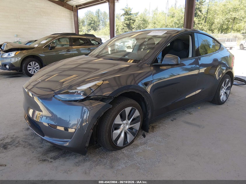 2023 Tesla Model y VIN 7SAYGDEE2PF807242 IAAI salvage auction — FRONT END, Bill Of Sale (Washington), sold $10,200 on 2026-07-11 (photo 2)