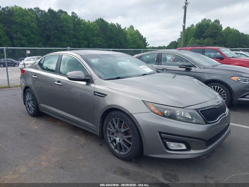 2014 Kia Optima VIN 5XXGN4A78EG326380 IAAI salvage auction — FRONT END, Salvage (North Carolina), sold $350 on 2026-07-22 (photo 1)