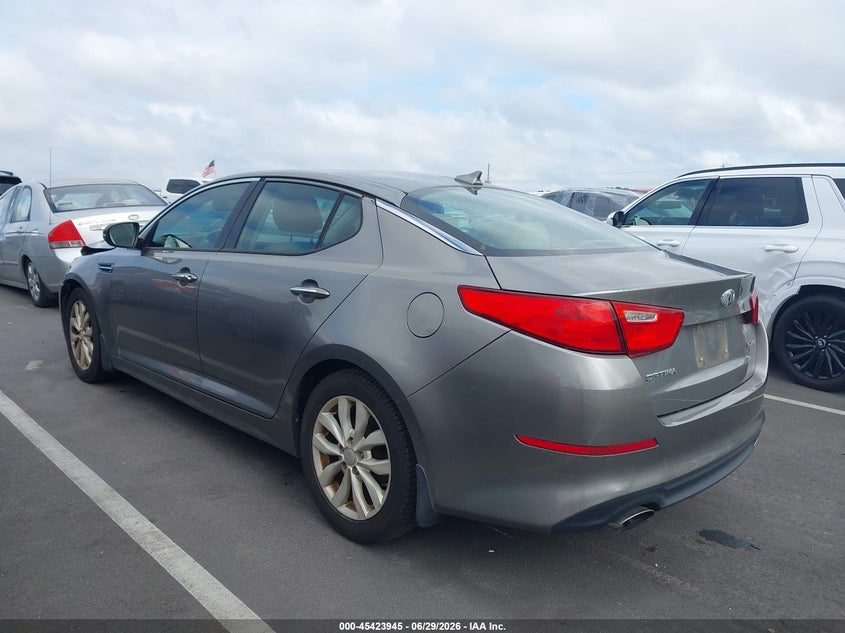 2014 Kia Optima VIN 5XXGN4A78EG326380 IAAI salvage auction — FRONT END, Salvage (North Carolina), sold $350 on 2026-07-22 (photo 3)