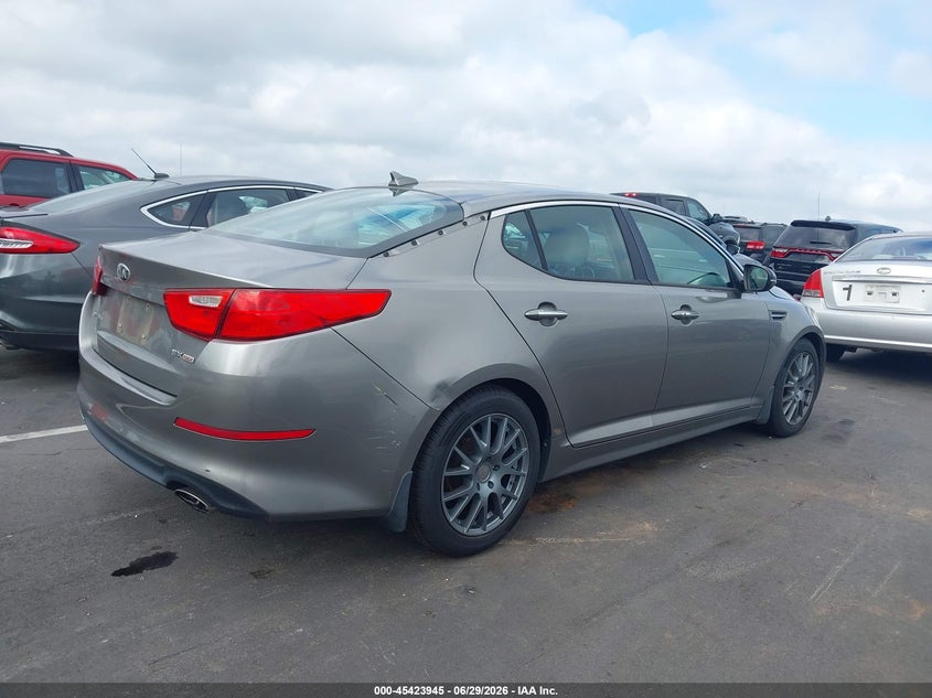 2014 Kia Optima VIN 5XXGN4A78EG326380 IAAI salvage auction — FRONT END, Salvage (North Carolina), sold $350 on 2026-07-22 (photo 4)