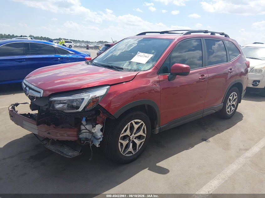 2021 Subaru Forester VIN JF2SKAJC6MH514980 IAAI salvage auction — FRONT END, Salvage (North Carolina), sold $4,550 on 2026-07-16 (photo 2)