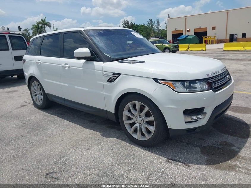 2016 Land rover Range rover sport VIN SALWR2VF8GA556871 IAAI salvage auction — NORMAL WEAR, Clear (North Carolina), sold $6,700 on 2026-07-23 (photo 1)